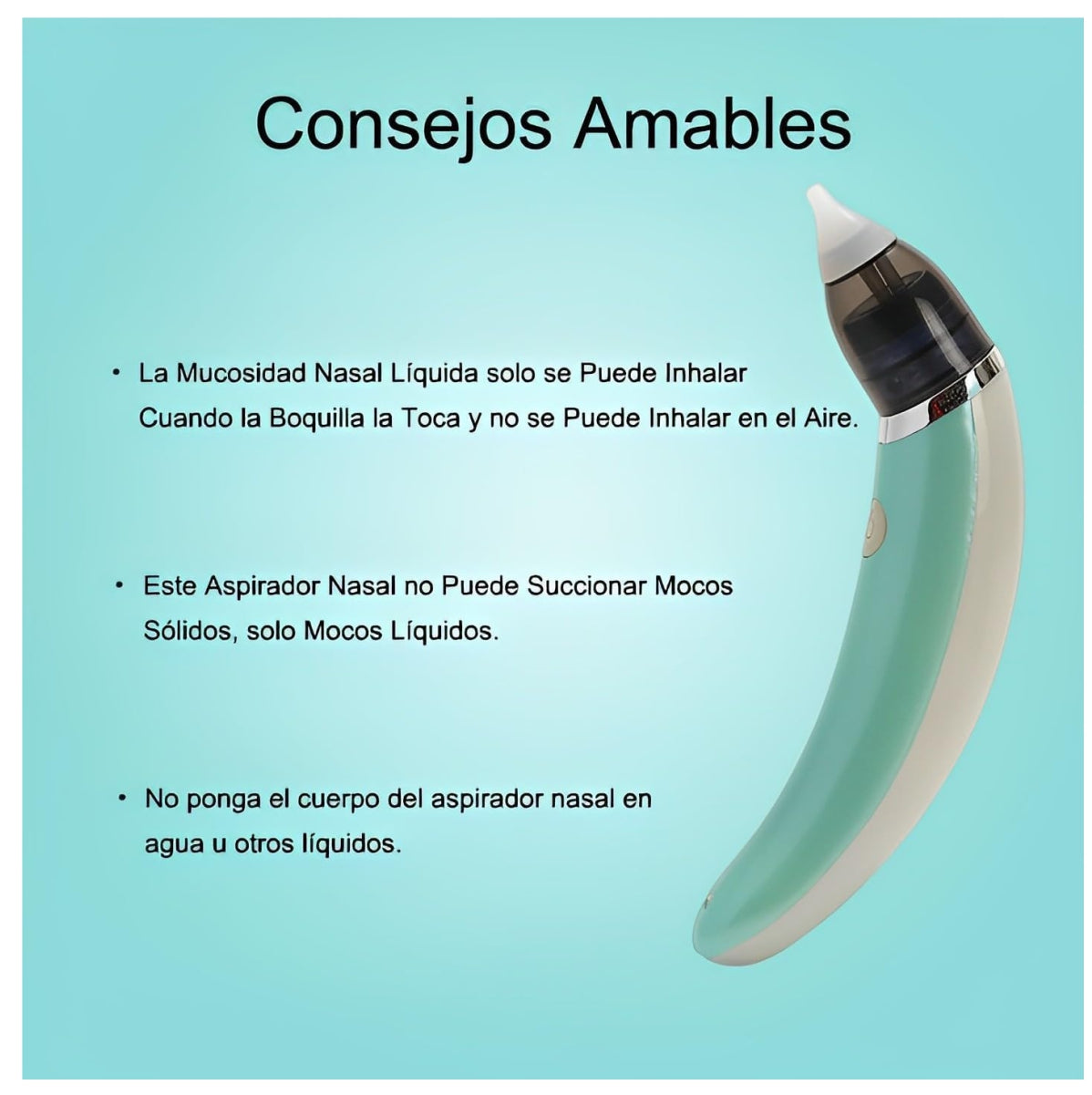 👉 Aspirador Nasal Eléctrico para Bebés – Limpieza Suave y Segura
